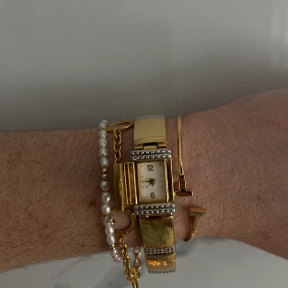 Vintage Gold Ladies Peek-a-boo Watch - Picture 1 of 3